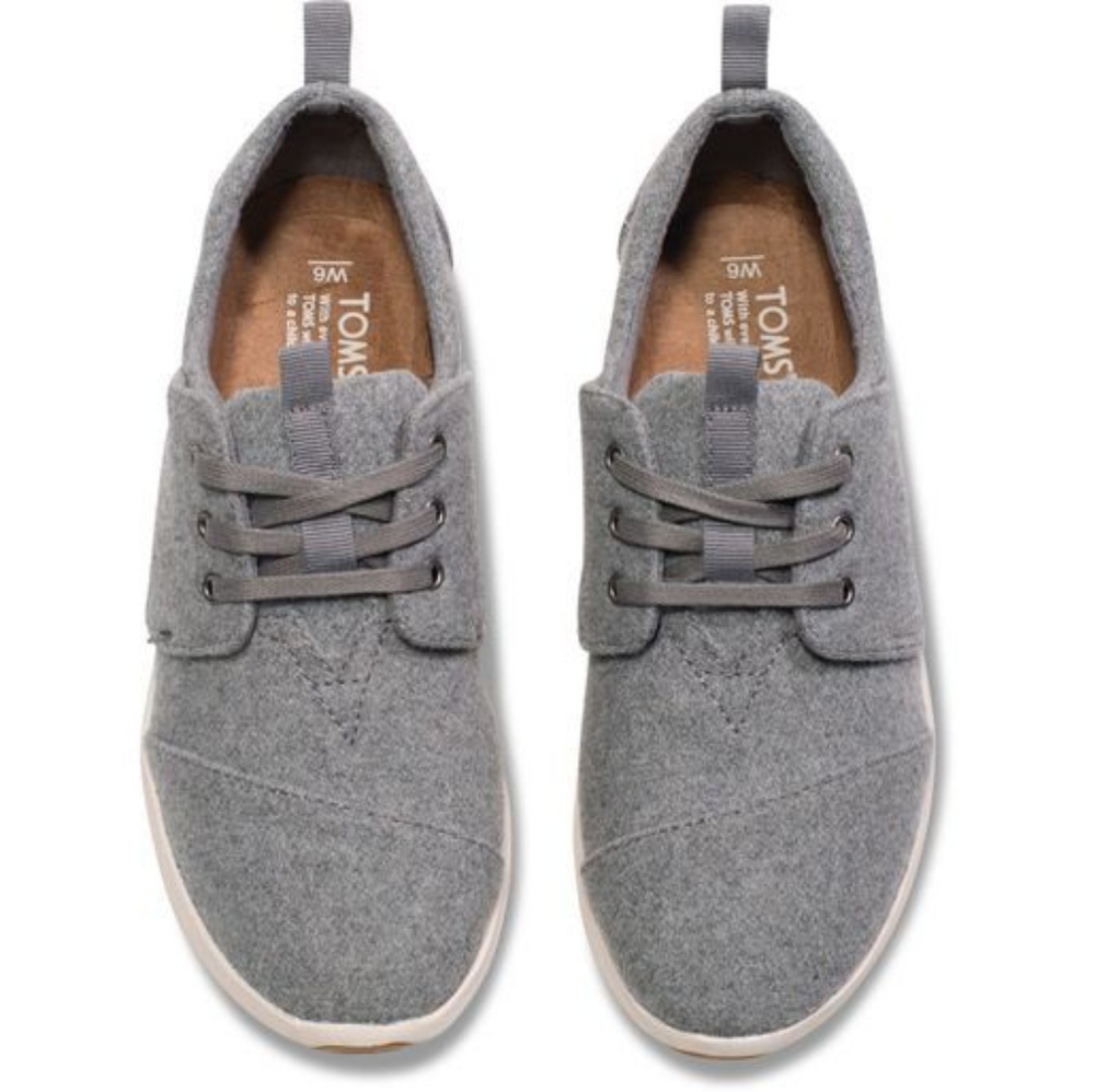 Toms Del Ray felt sneakers